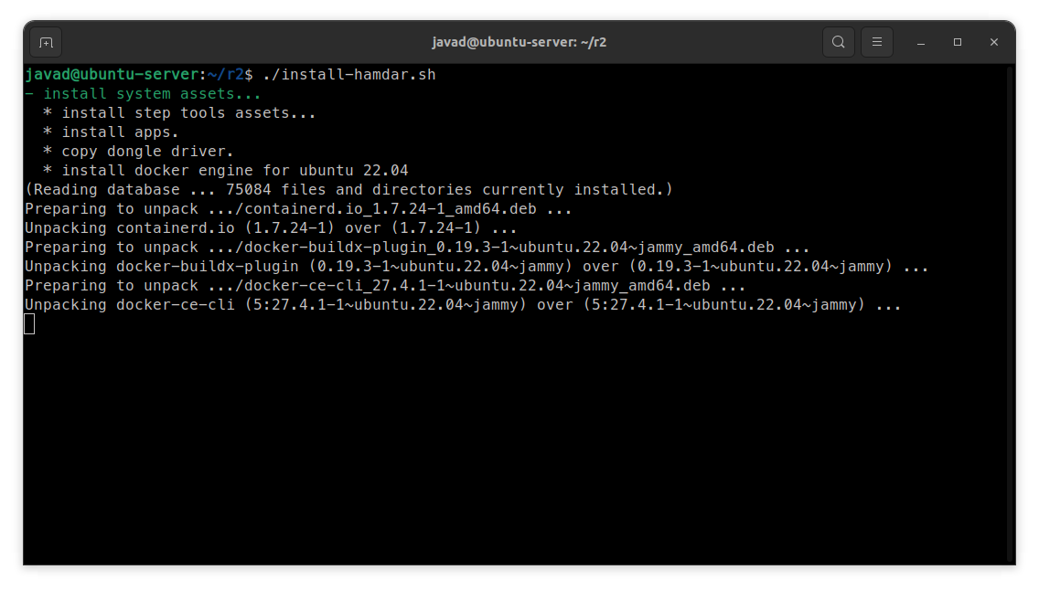 install