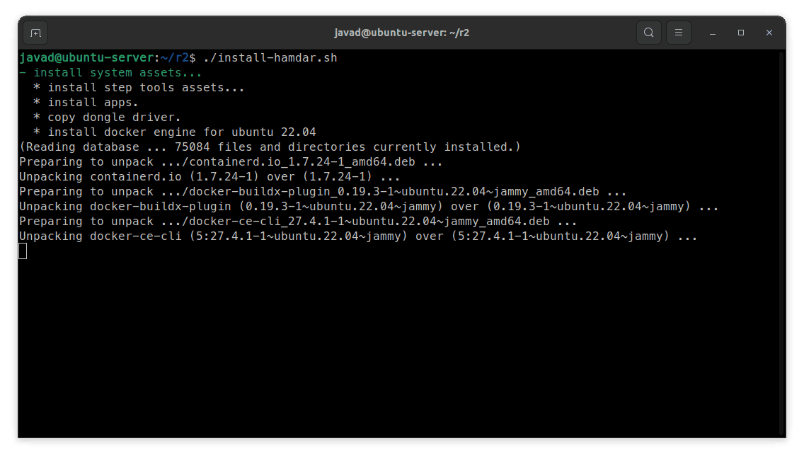install